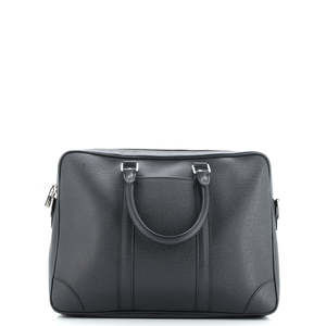 Louis Vuitton PM Porte-Documents Voyage Briefcase Taiga Leather